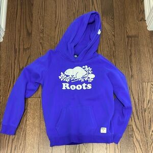 Roots Purple Sweatshirt Hoodie Casual Wear